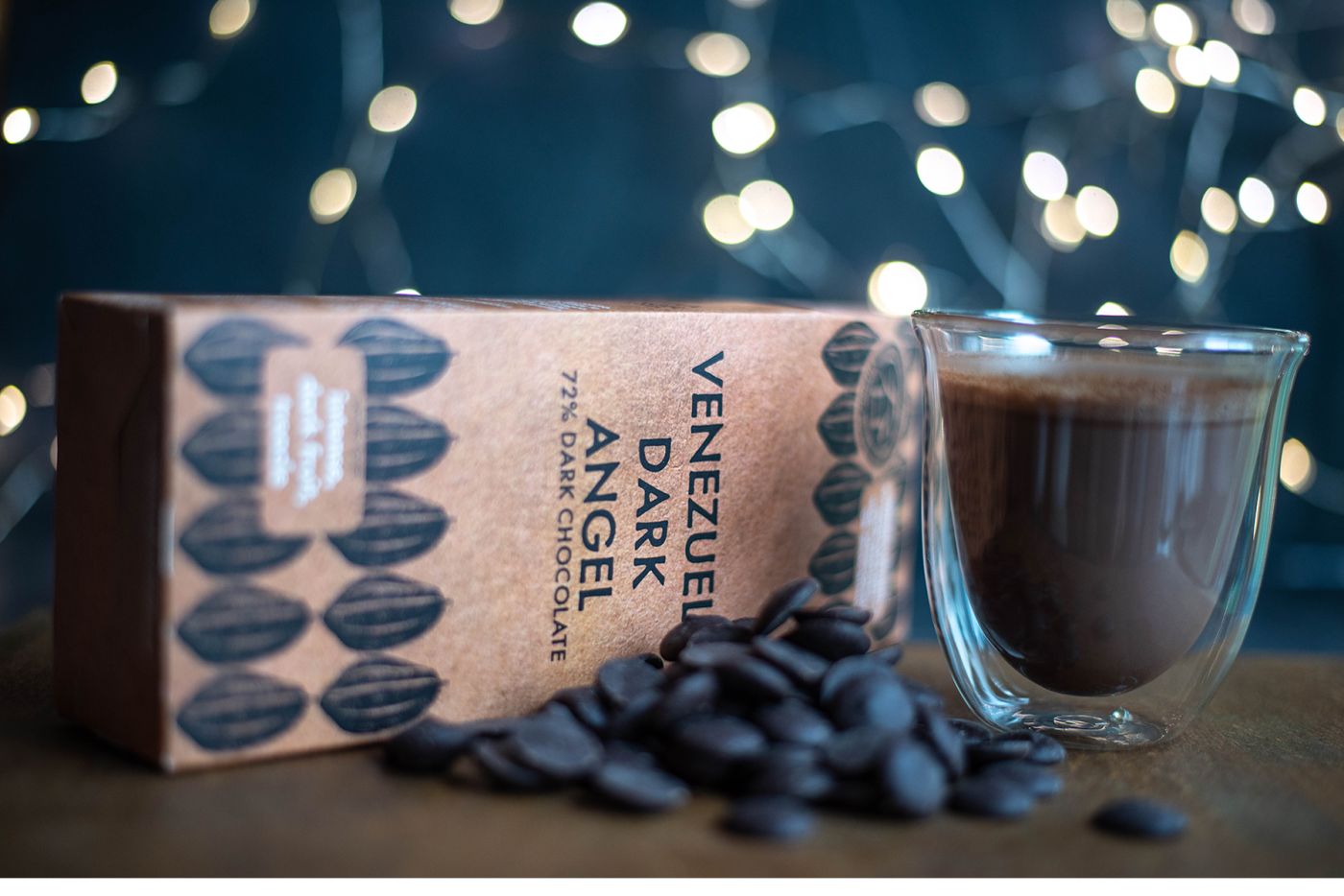 Venezuela Dark Angel Chocolate Buttons 72% 200g