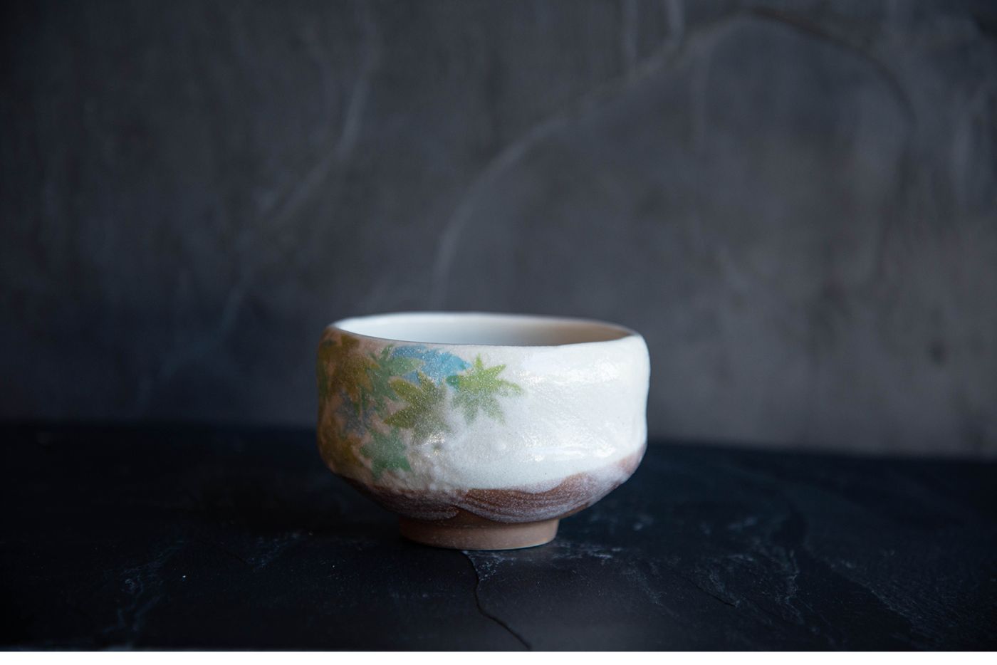 Summer Leaves Matcha Bowl