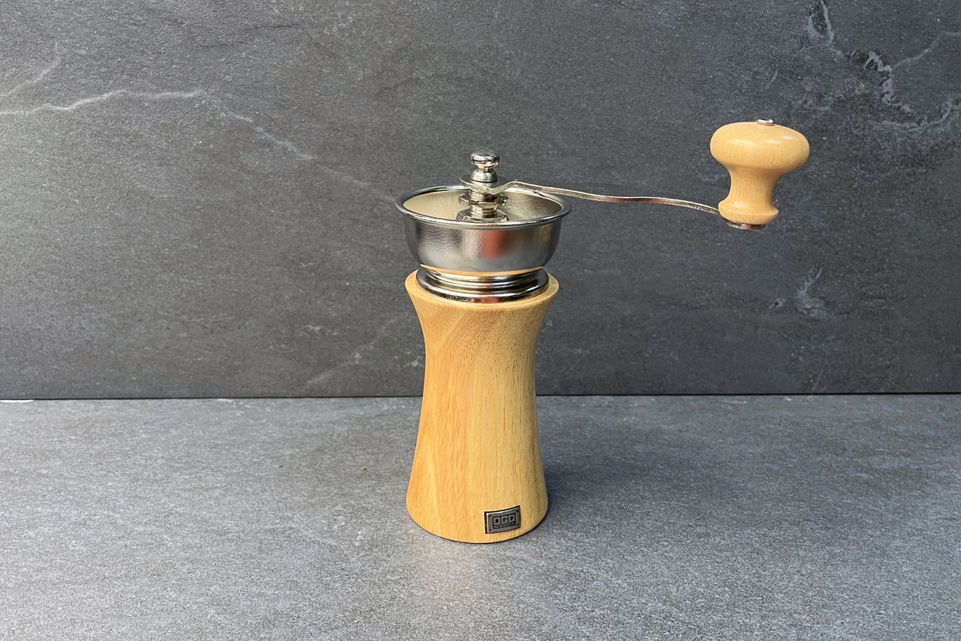 Beech Wood Stainless Steel Coffee Grinder
