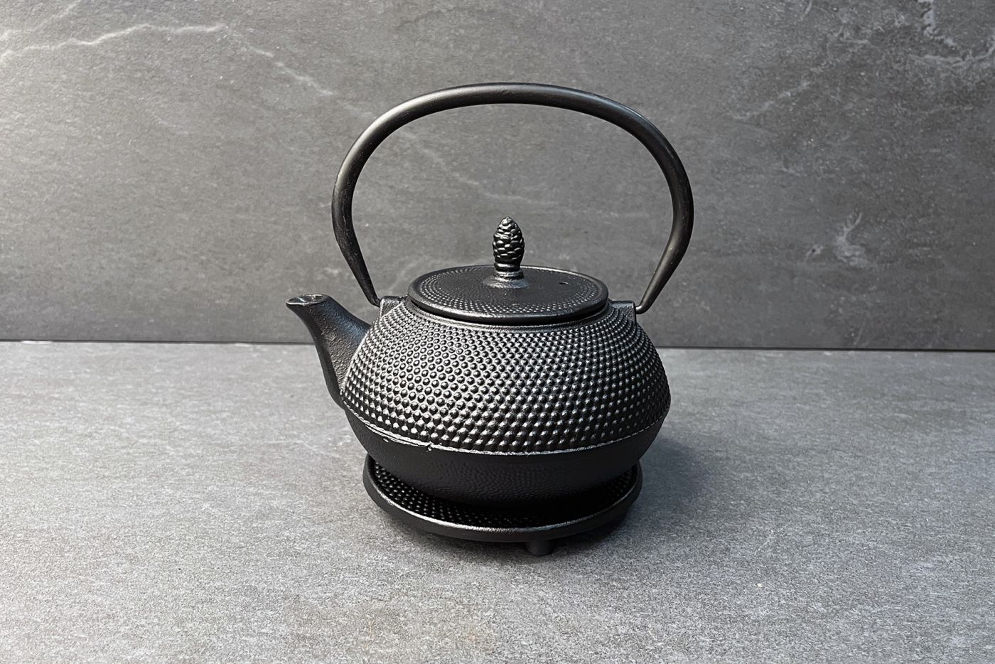 Arare Cast Iron Teapot Black 0.6L
