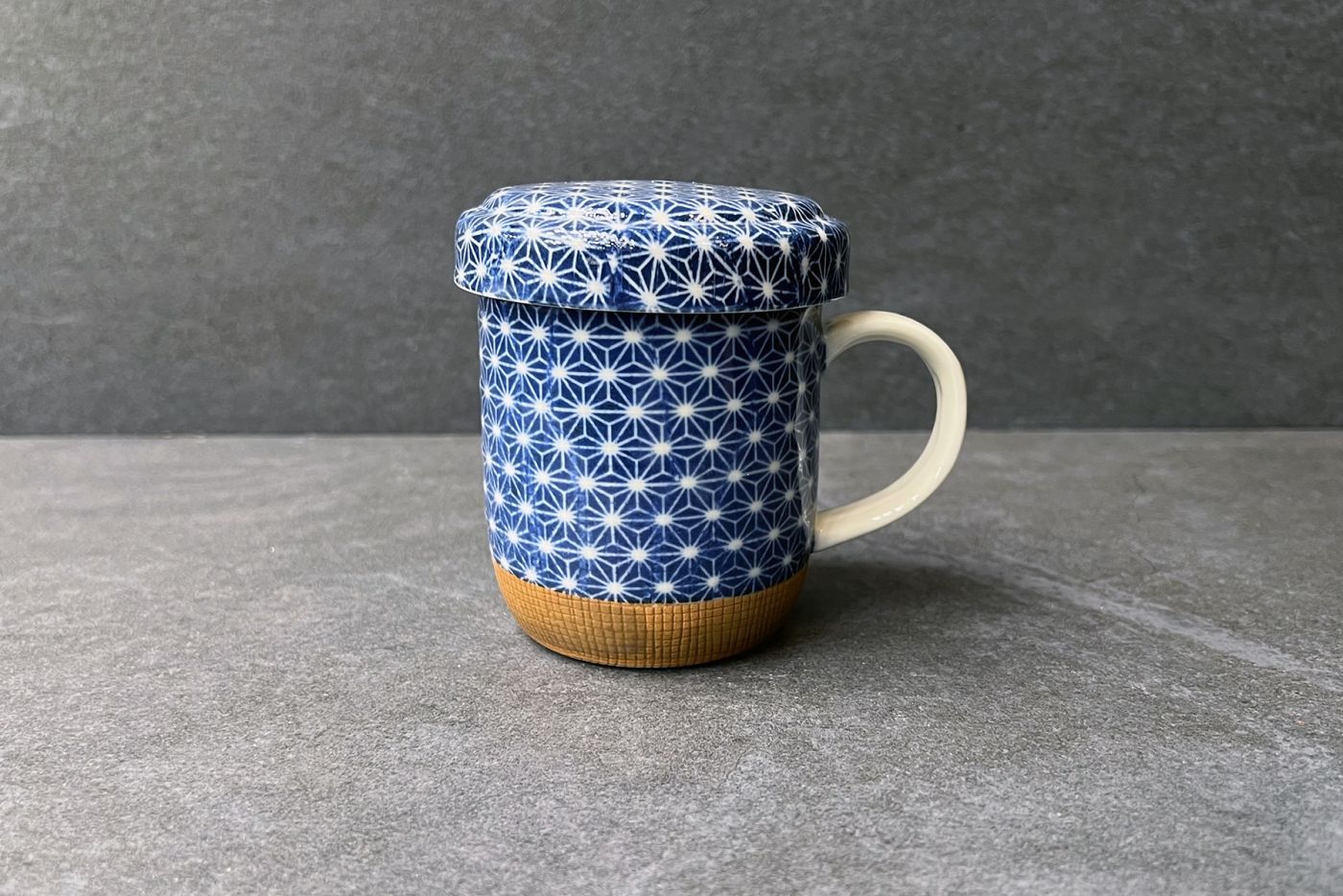 Akano Blue Japanese Infuser Cup