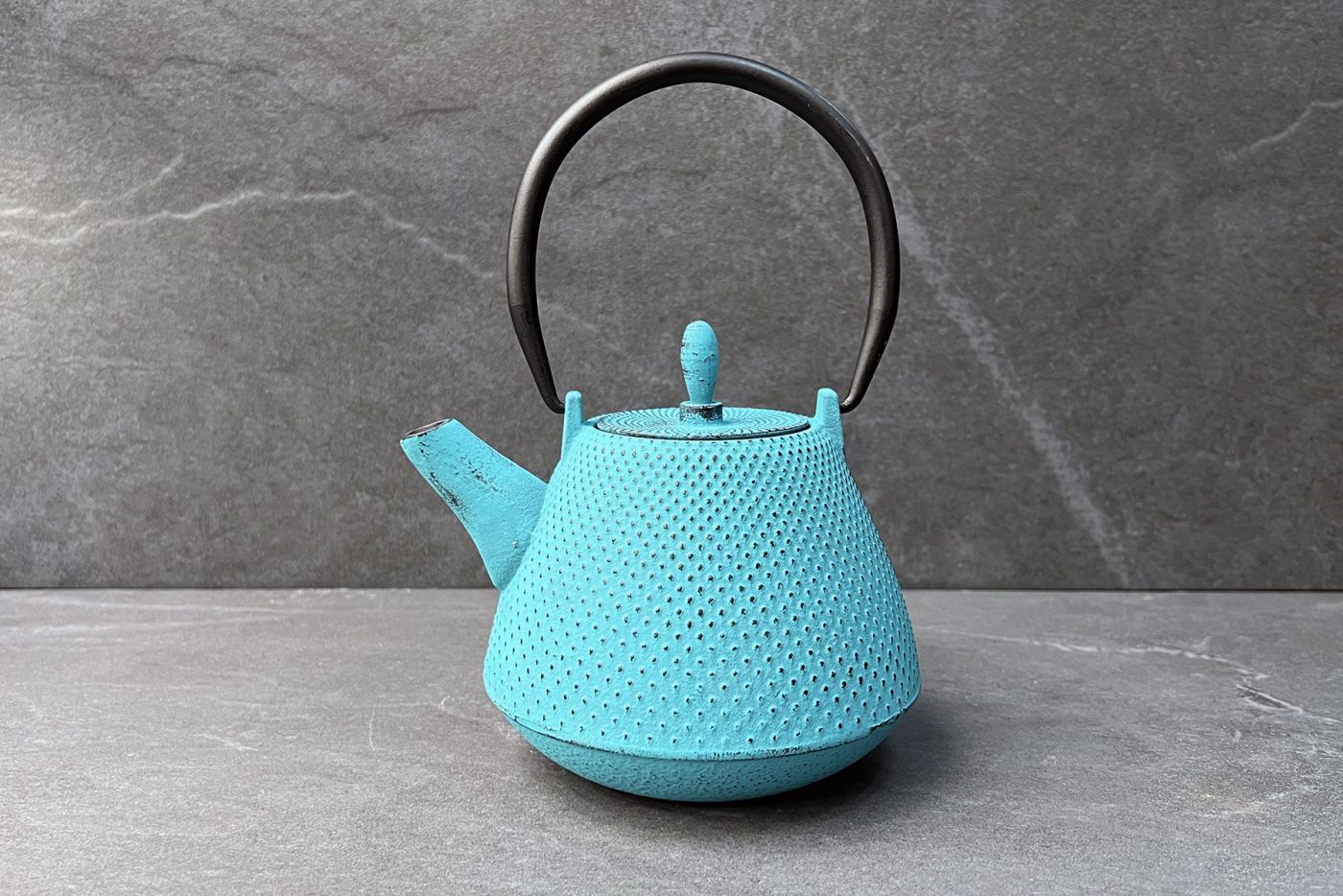 Akemi Turquoise Cast Iron Teapot 0.9L