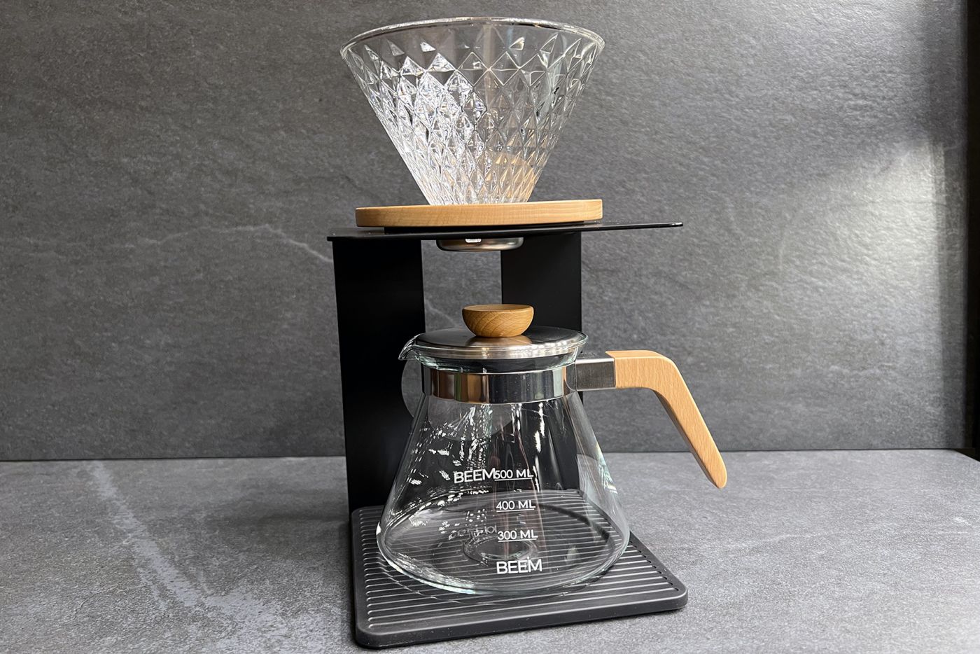 Beem Crystal Pour Over Coffee Maker