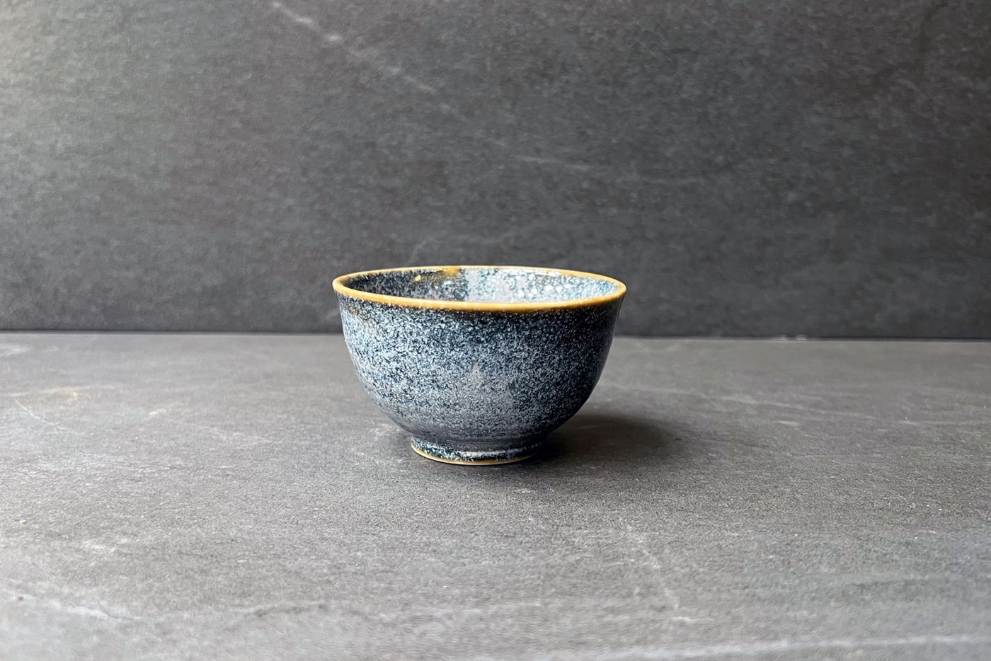 Fade to Blue Japanese Tea Bowl