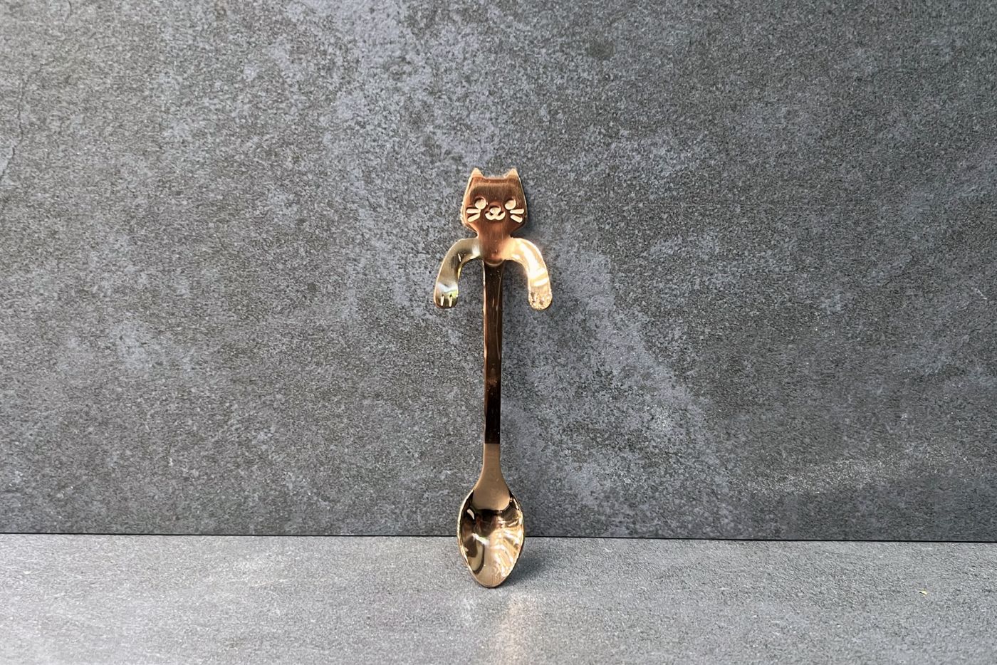 Rose Gold Cat Spoon