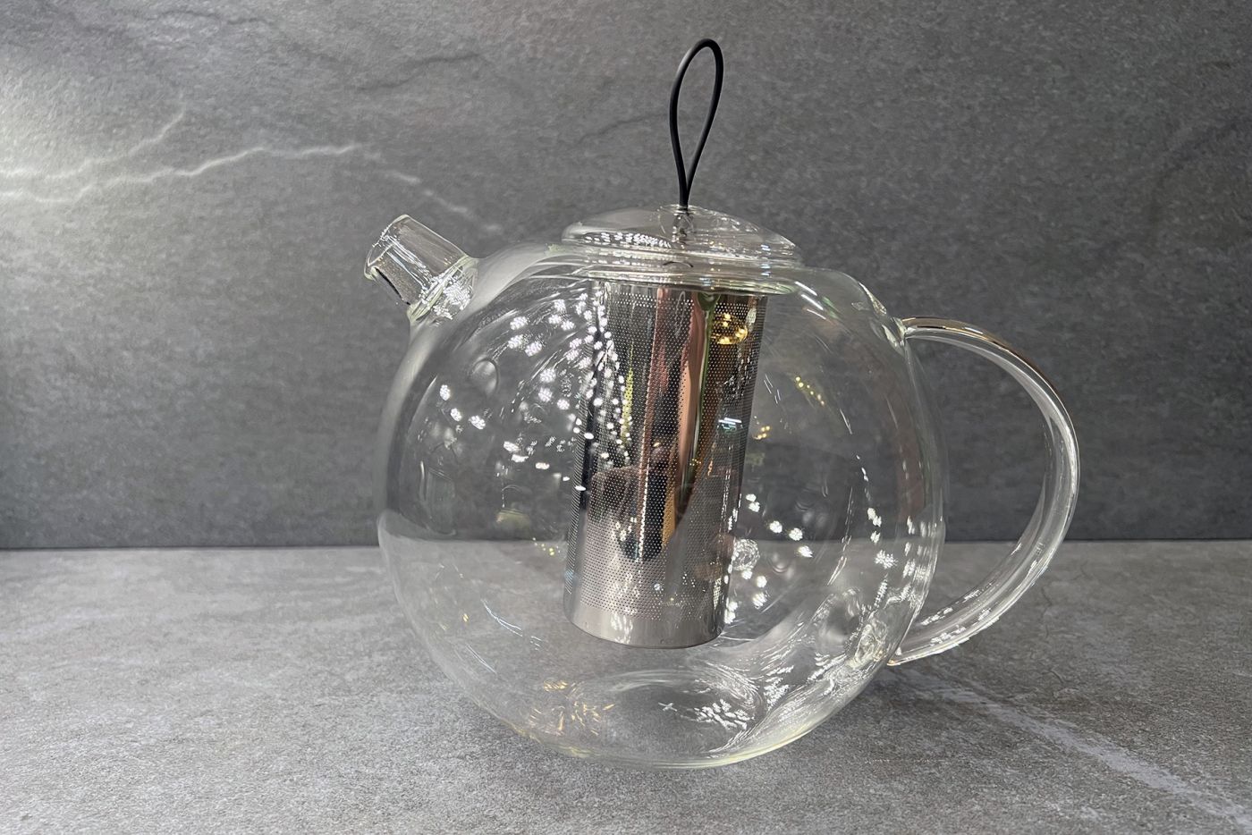 Jumbo 2 Glass Infuser Teapot 2L