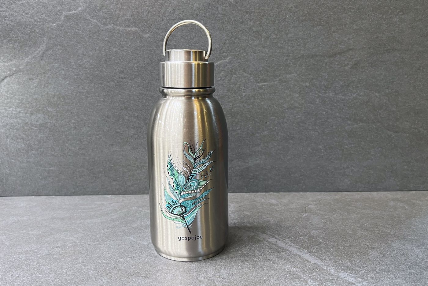 Green Feather Tea Infuser Flask
