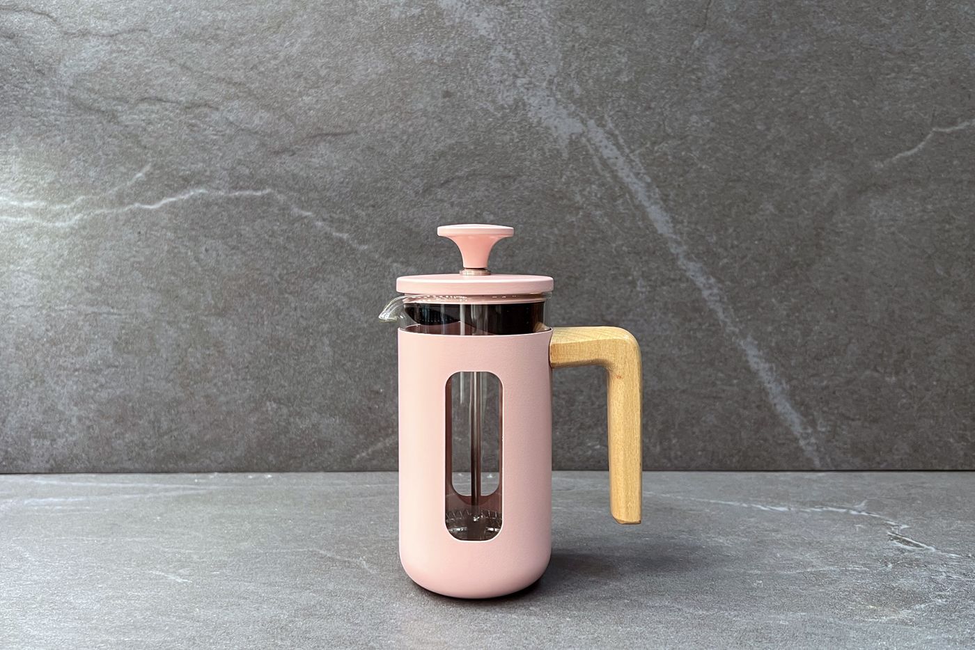 New Pisa 3 Cup Pink Cafetiere