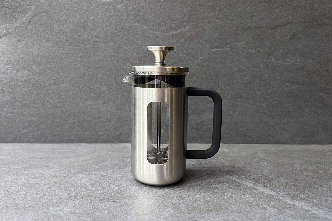 New Pisa 3 Cup Brushed Chrome Cafetiere