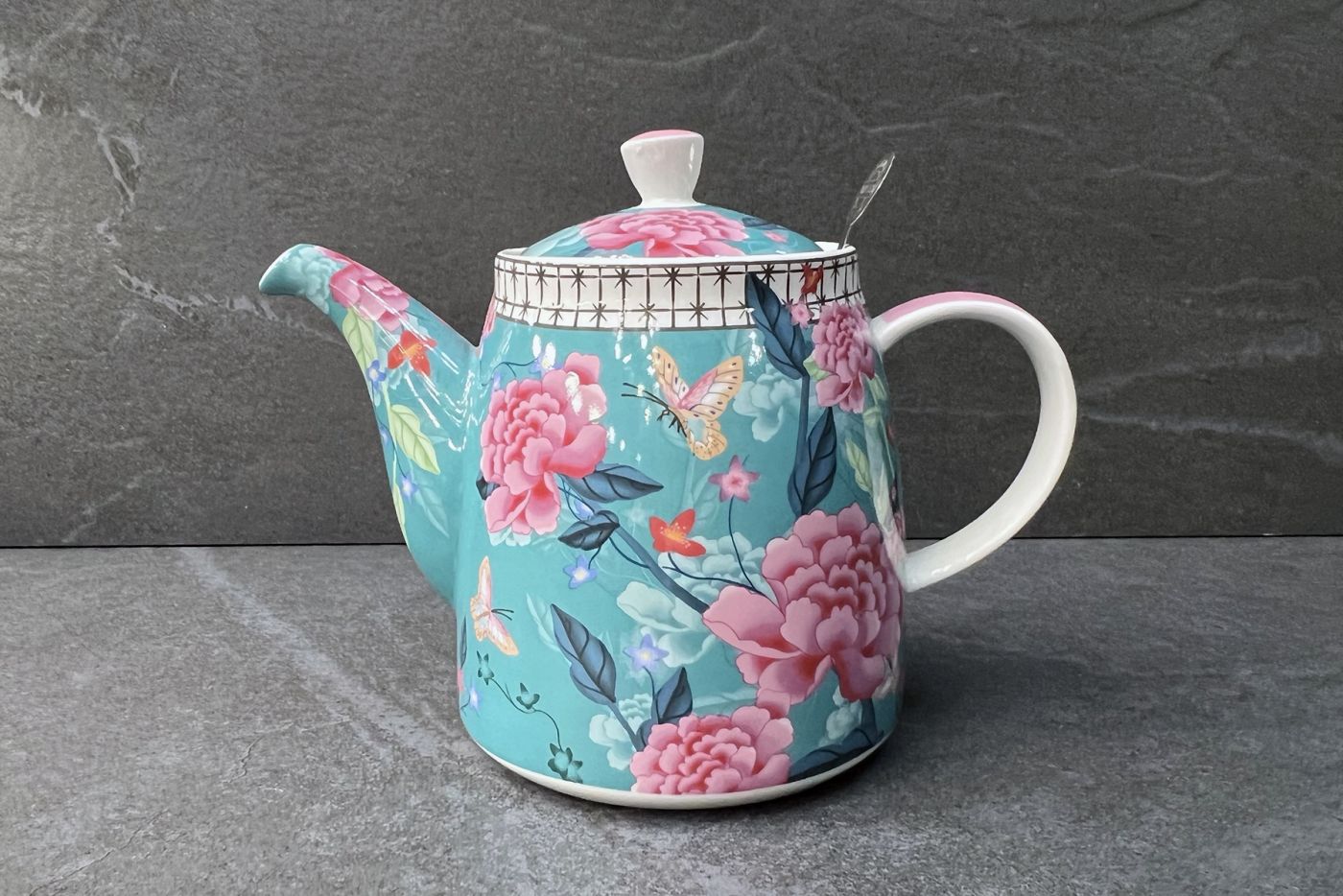 Bell Infuser 4 Cup Teapot Teal