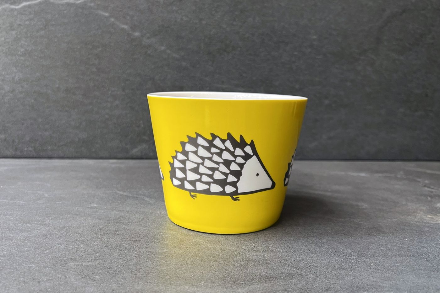 Big Spike Hedgehog Yellow Porcelain Mug 525ml