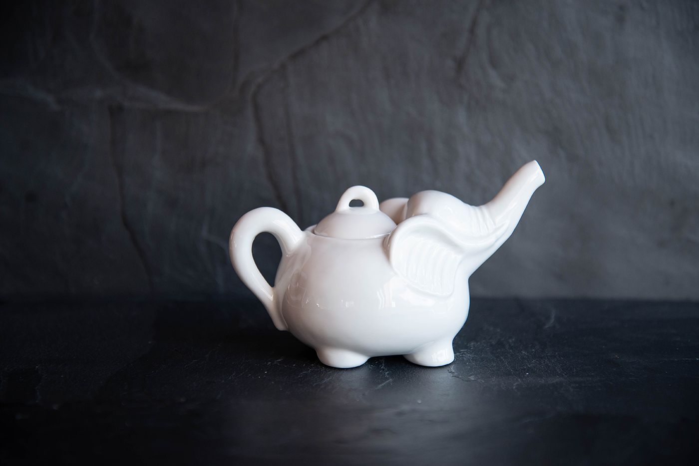 White Elephant Sugar Bowl/Mini Teapot