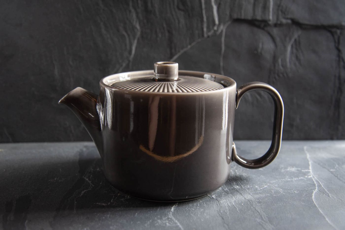 Coffee & More Tea Pot Grey