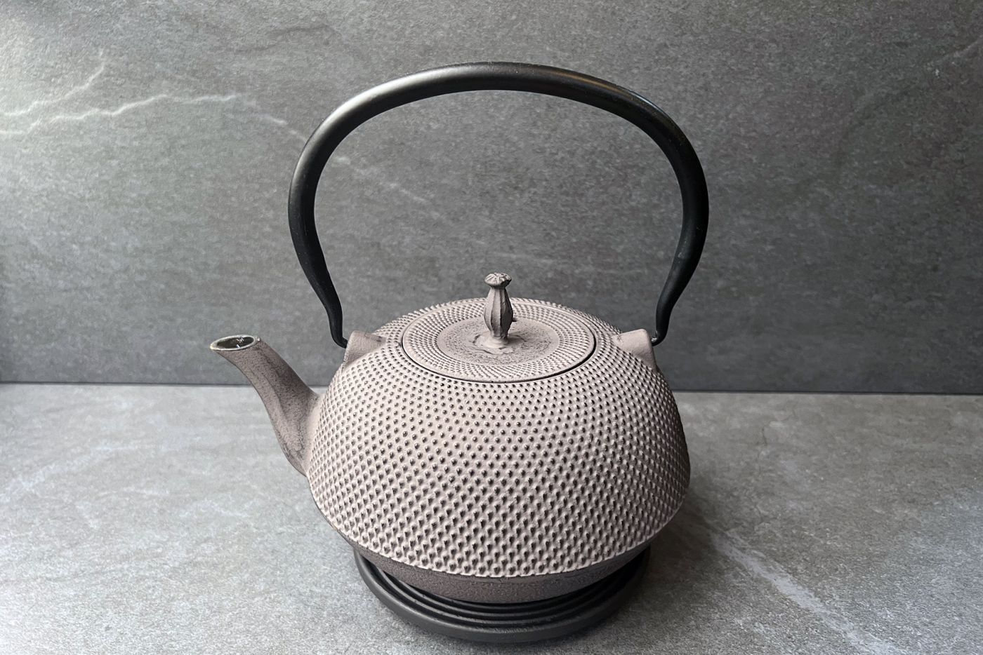 Japanese Large Modern Cast Iron Hailstone Teapot