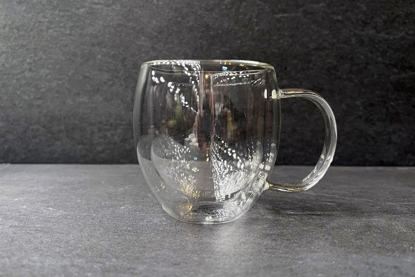 Double Walled Glass Mug 250ml