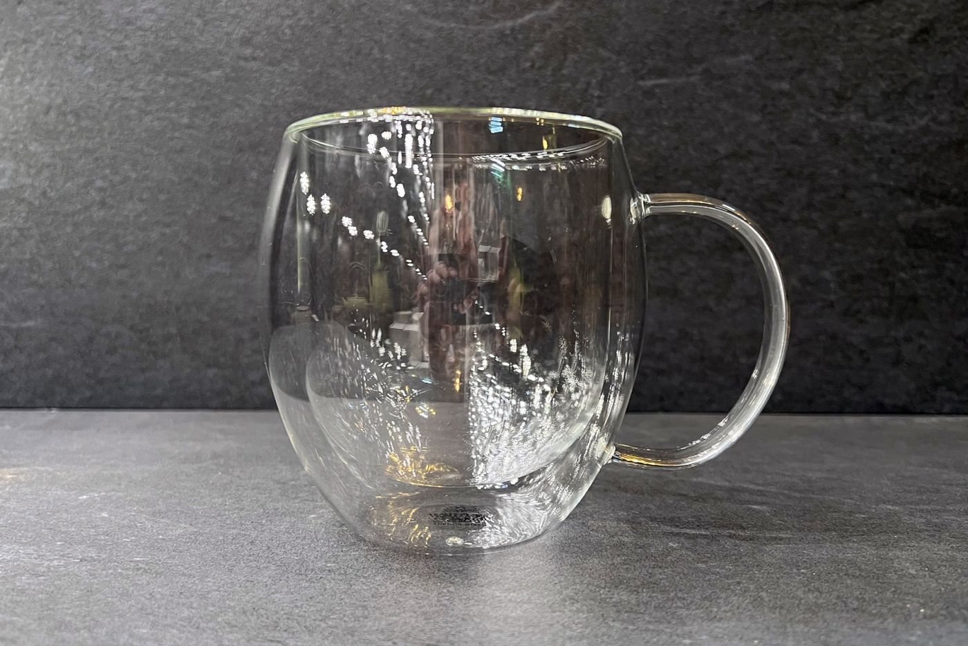 Double Walled Glass Mug 500ml