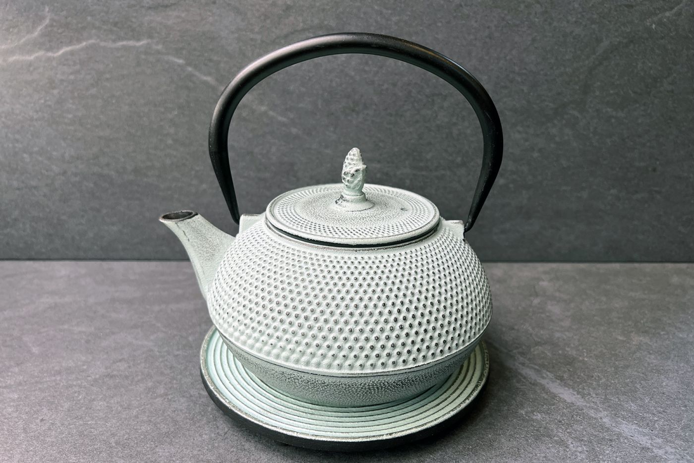 Arare Cast Iron Teapot Pastel Mint 1.2L